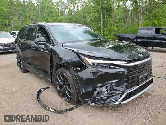 2024 Lexus TX 500h F Sport Premium with VIN 5TDABAB65RS001192, listed as a Copart auction lot 59602045 with Not provided miles and Salvage title. Bid and sale history available at DreamBid. Image 4.