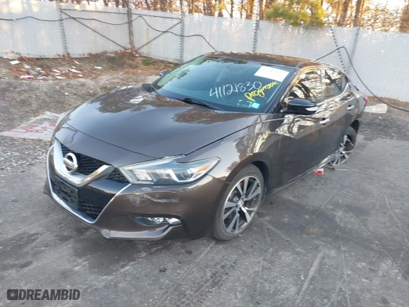 2016 Nissan Maxima 3.5 Platinum with VIN 1N4AA6AP9GC405420, listed as a IAAI auction lot 41121830 with 59,680 mi miles. Bid and sale history available at carsss.com. Image 17.