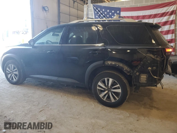 2022 Nissan Pathfinder SL with VIN 5N1DR3CCXNC223100, listed as a Copart auction lot 49056955 with 34,736 mi miles and Salvage title. Bid and sale history available at DreamBid. Image 2.