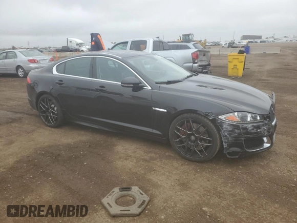 2012 Jaguar XF with VIN SAJWA0JC2CMS55201, listed as a Copart auction lot 54681285 with 94,415 mi miles and Salvage Title. Bid and sale history available at DreamBid. Image 4.