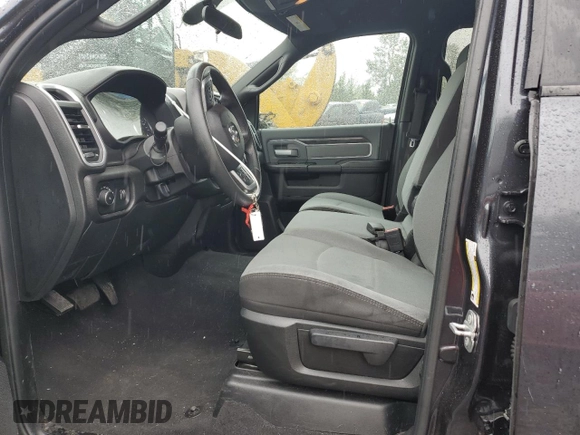 2021 Ram 2500 Big Horn with VIN 3C6UR5DJ4MG652684, listed as a Copart auction lot 56091524 with 44,274 mi miles and Salvage Title. Bid and sale history available at carsss.com. Image 7.