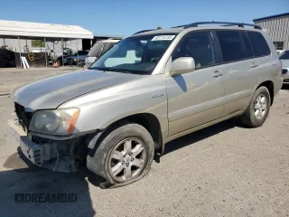 2001 Toyota Highlander with VIN JTEGF21A210007559, listed as a Copart auction lot 65115755 with 131,550 mi miles and Salvage title. Bid and sale history available at DreamBid. Image 1.