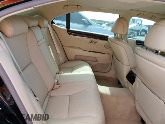 2016 Lexus LS 460 L with VIN JTHGL5EF0G5056502, listed as a Copart auction lot 53759455 with 77,031 mi miles and Salvage title. Bid and sale history available at DreamBid. Image 10.