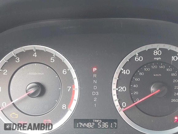 2008 Honda Accord EX-L z VIN 1HGCP36828A027005, wystawiony jako IAAI lot #42273014 z przebiegiem 174 482 mil mil oraz . Historia ofert i sprzedaży dostępna na DreamBid. Obrazek 7.