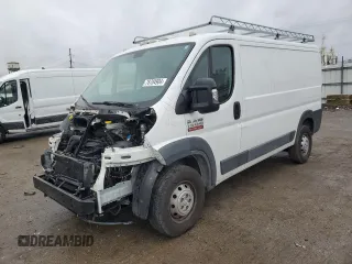2018 Ram ProMaster Cargo with VIN 3C6TRVAG5JE122753, listed as a Copart auction lot 78784904 with 142,856 mi miles and Salvage Title. Bid and sale history available at DreamBid. Image 1.