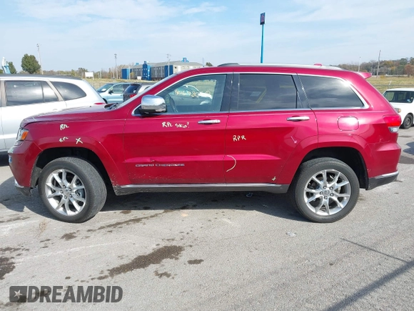 2014 Jeep Grand Cherokee Summit with VIN 1C4RJFJG6EC328516, listed as a IAAI auction lot 40698068 with 195,798 mi miles and . Bid and sale history available at DreamBid. Image 14.