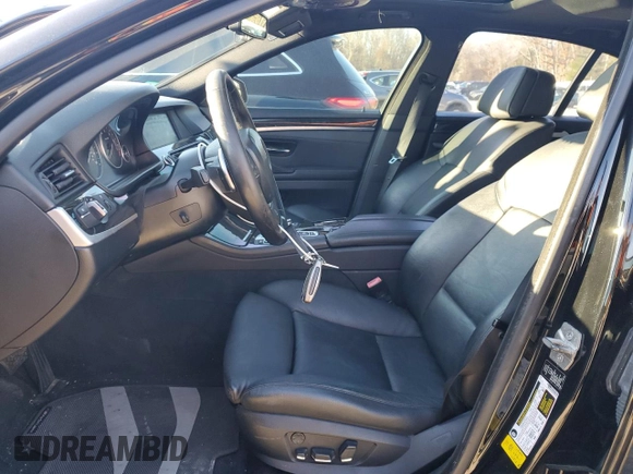 2013 BMW 5 Series 550i with VIN WBAFR9C54DDX79717, listed as a Copart auction lot 84827264 with Not Provided miles and Salvage Title. Bid and sale history available at carsss.com. Image 7.