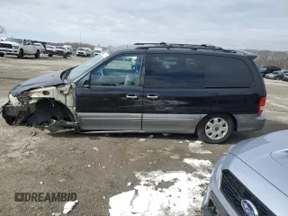 2003 Kia Sedona LX with VIN KNDUP131736449152, listed as a Copart auction lot 46272125 with 78,568 mi miles and Clean Title. Bid and sale history available at carsss.com. Image 2.