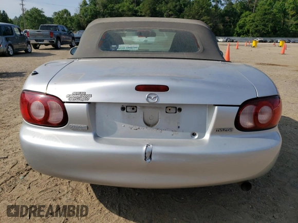 2001 Mazda MX-5 Miata with VIN JM1NB353510205710, listed as a Copart auction lot 59623015 with Not provided miles and Clean title. Bid and sale history available at DreamBid. Image 6.