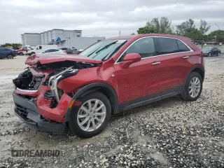 2023 Cadillac XT4 FWD Luxury with VIN 1GYAZAR40PF130576, listed as a Copart auction lot 89141615 with 9,185 mi miles and Salvage Title. Bid and sale history available at carsss.com. Image 1.
