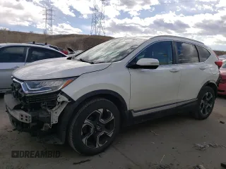 2018 Honda CR-V Touring with VIN 5J6RW2H95JL030237, listed as a Copart auction lot 44001415 with 55,575 mi miles and Salvage Title. Bid and sale history available at DreamBid. Image 1.