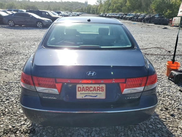 2007 Hyundai Azera SE with VIN KMHFC46F17A222969, listed as a Copart auction lot 73782924 with 88,522 mi miles and Salvage Title. Bid and sale history available at carsss.com. Image 6.