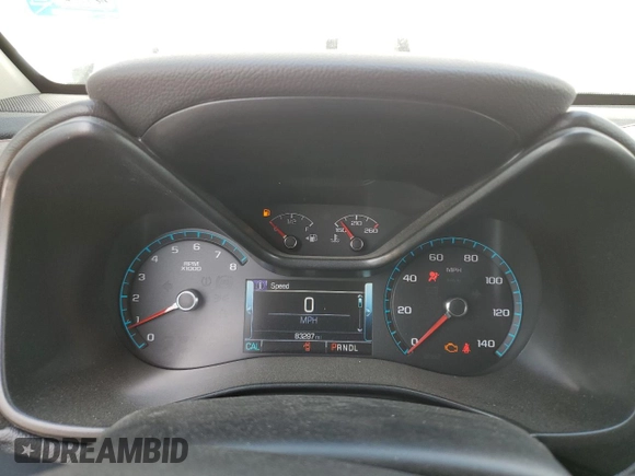 2018 GMC Canyon 4WD All Terrain w/Cloth with VIN 1GTG6CEN7J1325758, listed as a Copart auction lot 72206964 with 83,297 mi miles and Salvage Title. Bid and sale history available at carsss.com. Image 9.