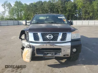 2010 Nissan Titan LE with VIN 1N6BA0EC6AN320790, listed as a Copart auction lot 52613495 with 224,118 mi miles and Salvage Title. Bid and sale history available at carsss.com. Image 5.