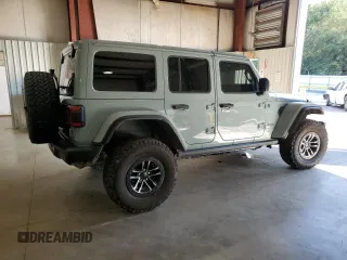 2024 Jeep Wrangler Rubicon X with VIN 1C4RJXFG5RW287542, listed as a Copart auction lot 72682924 with 5,792 mi miles and Salvage title. Bid and sale history available at DreamBid. Image 3.