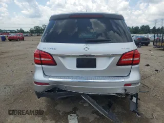 2018 Mercedes-Benz GLS 450 with VIN 4JGDF6EE2JB038550, listed as a Copart auction lot 61177375 with 74,624 mi miles and Salvage title. Bid and sale history available at DreamBid. Image 6.
