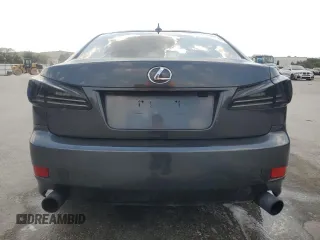 2008 Lexus IS 250 with VIN JTHBK262182070533, listed as a Copart auction lot 57807445 with 189,869 mi miles and Salvage title. Bid and sale history available at DreamBid. Image 6.