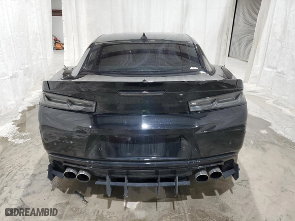 2017 Chevrolet Camaro 2SS with VIN 1G1FG1R71H0176989, listed as a Copart auction lot 51378765 with 66,300 mi miles and Salvage Title. Bid and sale history available at carsss.com. Image 6.