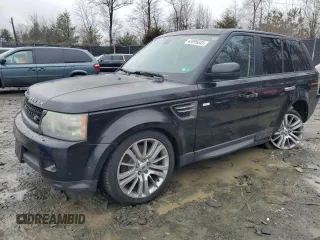 2010 Land Rover Range Rover Sport HSE LUX with VIN SALSK2D4XAA233531, listed as a Copart auction lot 43995045 with 0 mi miles and Salvage Title. Bid and sale history available at carsss.com. Image 1.