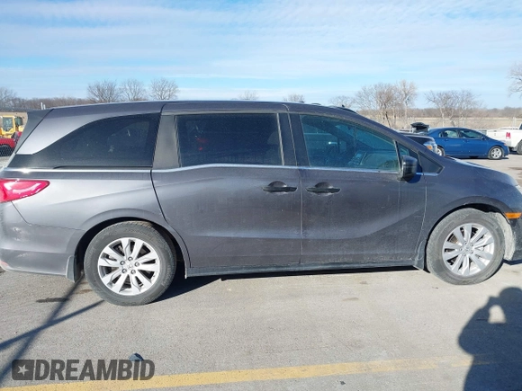2019 Honda Odyssey LX with VIN 5FNRL6H21KB057139, listed as a IAAI auction lot 41422185 with 128,812 mi miles and . Bid and sale history available at DreamBid. Image 13.