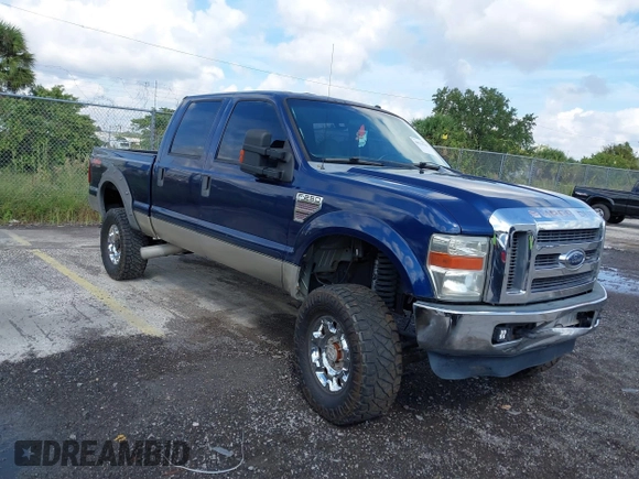 2008 Ford Super Duty F-250 SRW XL with VIN 1FTSW21R18ED61641, listed as a IAAI auction lot 41481569 with 197,059 mi miles. Bid and sale history available at carsss.com. Image 1.