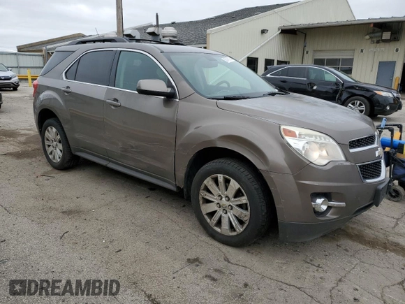2010 Chevrolet Equinox 2LT with VIN 2CNALPEW0A6286924, listed as a Copart auction lot 53745125 with Not Provided miles and Salvage Title. Bid and sale history available at DreamBid. Image 4.