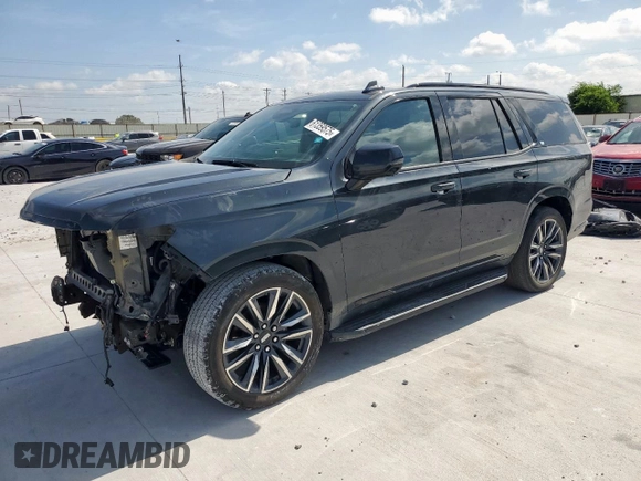 2022 Cadillac Escalade Sport Platinum with VIN 1GYS4GKL3NR214507, listed as a Copart auction lot 61359575 with 58,466 mi miles and Salvage title. Bid and sale history available at DreamBid. Image 1.