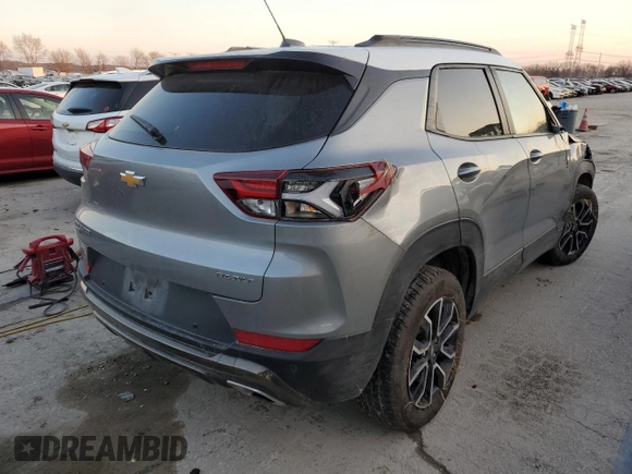 2023 Chevrolet TrailBlazer ACTIV with VIN KL79MSSL4PB037630, listed as a Copart auction lot 84114044 with 49,302 mi miles and Salvage Title. Bid and sale history available at DreamBid. Image 3.