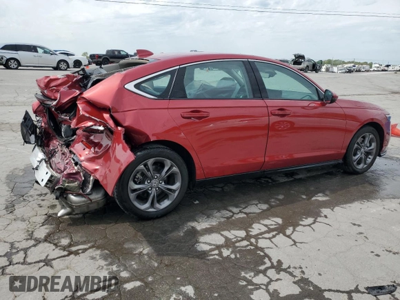 2023 Honda Accord EX-L with VIN 1HGCY2F62PA052510, listed as a Copart auction lot 53466345 with 21,079 mi miles and Salvage title. Bid and sale history available at DreamBid. Image 3.