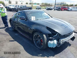 2019 Nissan 370Z Sport Touring with VIN JN1AZ4EH4KM420441, listed as a IAAI auction lot 41937742 with 80,784 mi miles and . Bid and sale history available at DreamBid. Image 1.