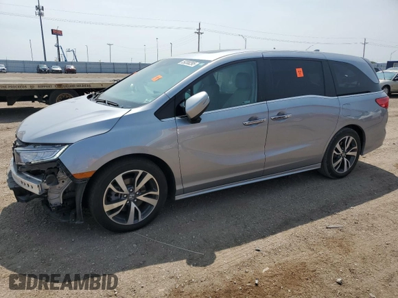 2022 Honda Odyssey Touring с VIN 5FNRL6H85NB056617, выставлен на аукционе Copart как лот 59208295 с пробегом 26 000 миль миль и Списание • Salvage title. История ставок и продаж доступна на DreamBid. Изображение 1.