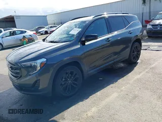 2020 GMC Terrain SLE z VIN 3GKALMEV8LL157133, wystawiony jako IAAI lot #42031703 z przebiegiem 62 486 mil mil oraz . Historia ofert i sprzedaży dostępna na DreamBid. Obrazek 2.