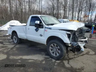 2011 Ford Super Duty F-250 SRW XL with VIN 1FTBF2BT1BEA74852, listed as a Copart auction lot 43614515 with 221,911 mi miles and Salvage Title. Bid and sale history available at carsss.com. Image 4.