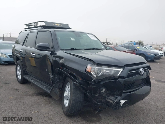 2022 Toyota 4Runner SR5 with VIN JTEEU5JR6N5260896, listed as a IAAI auction lot 41286832 with 62,492 mi miles. Bid and sale history available at carsss.com. Image 6.