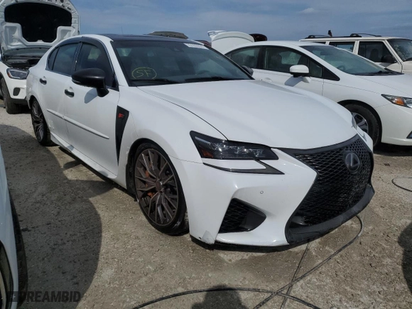 2016 Lexus GS F with VIN JTHBP1BL9GA000874, listed as a Copart auction lot 76163334 with NaN miles and Non Repairable. Bid and sale history available at carsss.com. Image 4.