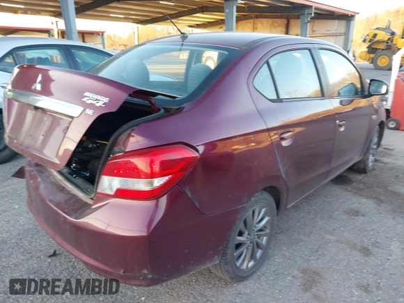 2018 Mitsubishi Mirage G4 SE with VIN ML32F4FJ4JHF06342, listed as a IAAI auction lot 41589317 with 226,233 mi miles. Bid and sale history available at carsss.com. Image 4.