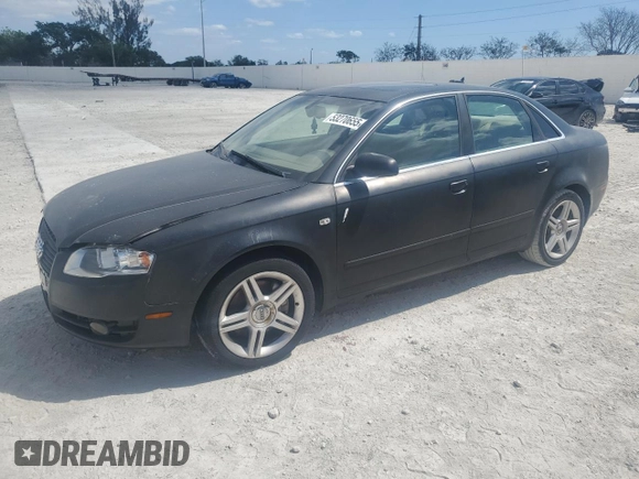 2006 Audi A4 2.0T with VIN WAUDF78EX6A010804, listed as a Copart auction lot 53270655 with 194,484 mi miles and Clean Title. Bid and sale history available at carsss.com. Image 1.