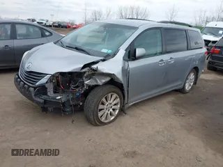 2012 Toyota Sienna LE with VIN 5TDJK3DC0CS046420, listed as a IAAI auction lot 41626308 with 108,517 mi miles. Bid and sale history available at carsss.com. Image 19.
