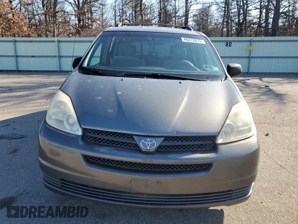 2005 Toyota Sienna CE with VIN 5TDZA23C95S340662, listed as a Copart auction lot 46272875 with 102,016 mi miles and Salvage Title. Bid and sale history available at carsss.com. Image 5.