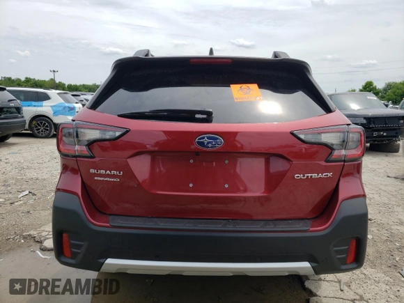 2022 Subaru Outback Limited with VIN 4S4BTANC0N3186987, listed as a Copart auction lot 61722115 with Not provided miles and Salvage title. Bid and sale history available at DreamBid. Image 6.