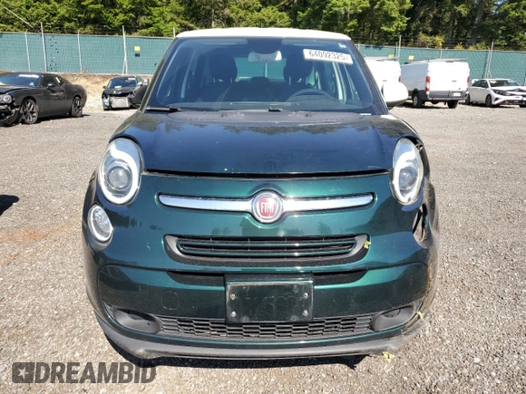 2014 FIAT 500L Easy z VIN ZFBCFABH6EZ001647, wystawiony jako Copart lot #64092325 z przebiegiem 81 360 mil mil oraz Szkoda całkowita • Salvage title. Historia ofert i sprzedaży dostępna na DreamBid. Obrazek 5.