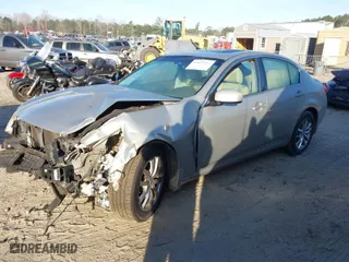 2008 Infiniti G35 Sedan x with VIN JNKBV61FX8M261848, listed as a IAAI auction lot 41833313 with 1 mi miles. Bid and sale history available at carsss.com. Image 2.