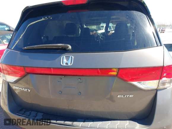 2016 Honda Odyssey Touring Elite with VIN 5FNRL5H97GB010275, listed as a IAAI auction lot 41655328 with Not Provided miles. Bid and sale history available at carsss.com. Image 8.