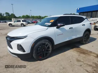 2021 Chevrolet Blazer LT с VIN 3GNKBCRS3MS576969, выставлен на аукционе Copart как лот 60418185 с пробегом 52 771 миль миль и Списание • Salvage title. История ставок и продаж доступна на DreamBid. Изображение 1.