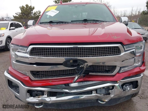 2020 Ford F-150 XL with VIN 1FTEW1E43LFB21693, listed as a IAAI auction lot 41660456 with 73,105 mi miles. Bid and sale history available at carsss.com. Image 17.