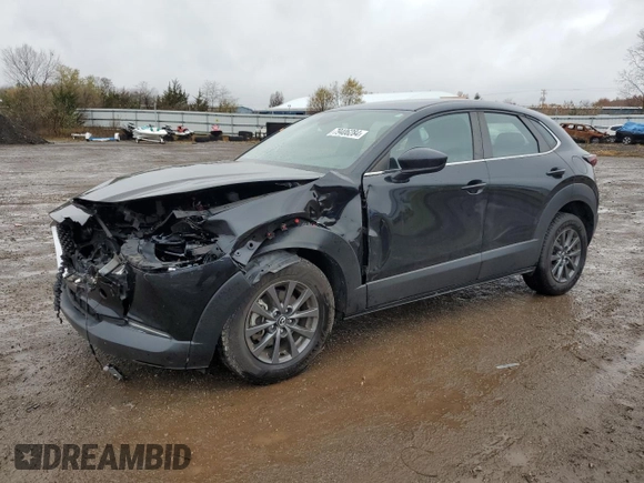 2021 Mazda CX-30 S with VIN 3MVDMBAL4MM209043, listed as a Copart auction lot 79406284 with 55,944 mi miles and Salvage title. Bid and sale history available at DreamBid. Image 1.
