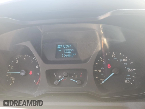 2015 Ford Transit XL with VIN 1FBZX2ZM9FKA16509, listed as a Copart auction lot 65930695 with 116,363 mi miles and Salvage title. Bid and sale history available at DreamBid. Image 9.