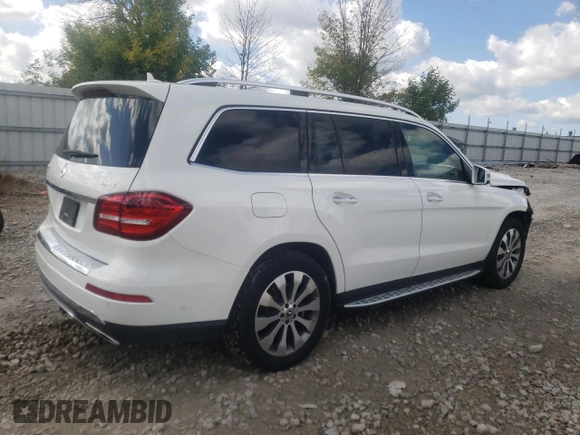 2018 Mercedes-Benz GLS with VIN 4JGDF6EE5JB116674, listed as a Copart auction lot 68156313 with 107,676 mi miles. Bid and sale history available at carsss.com. Image 3.