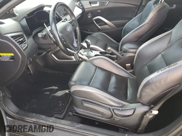 2016 Hyundai Veloster Turbo with VIN KMHTC6AE7GU279107, listed as a Copart auction lot 77386233 with 105,872 mi miles. Bid and sale history available at carsss.com. Image 7.