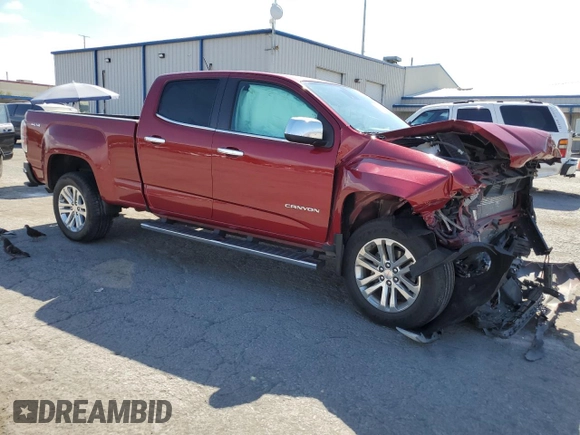 2019 GMC Canyon 4WD SLT with VIN 1GTG6DEN6K1100982, listed as a Copart auction lot 66364384 with 0 mi miles and Salvage Title. Bid and sale history available at carsss.com. Image 4.